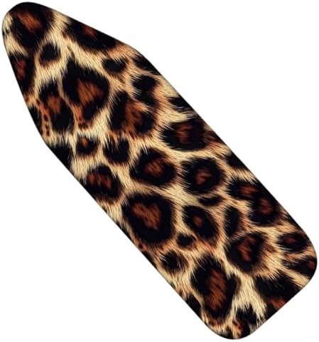 Nuxovilar Realistic Leopard Print Ironing Board Cover 15x54 Polyester by Nuxovilar