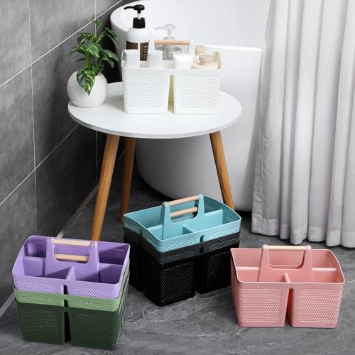 rejomiik Plastic Shower Caddy, Portable Shower Basket - Image 6