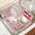 MAJALiS Pink Dish Drying Rack Over The Sink by MAJALiS