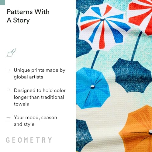GEOMETRY Tea Towels – Spring & Summer Collection – Quick-Dry, Ultra-Absorbent - Image 5
