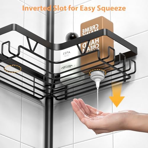 KEGII Black Shower Caddy Tension Pole - Image 5