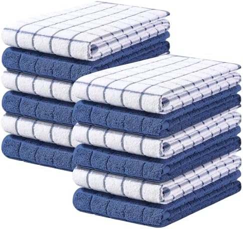 Homaxy Large Premium Cotton Kitchen Towels 16"x 28", 12 Pack by Homaxy