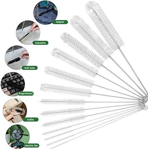 CiaraQ Bottle Cleaning Brushes, 8 Inch Nylon Tube Brush Set - Image 2