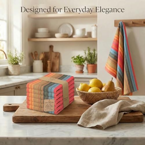 Urban Villa Kitchen Towels 100% Cotton Dish Towels - Image 5