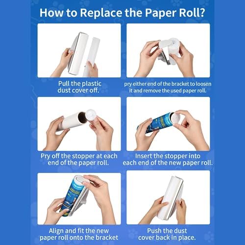DELOMO 9.45” Large Lint Roller Refills, 6 Racks, 540 Extra Sticky Sheets - Image 7