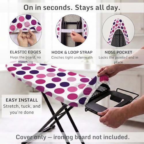 Extra Thick Ironing Board Cover 15x54 Standard Size, Padded Heat Reflective - Image 4