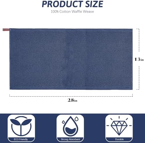 Nialnant Kitchen Hand Towels, 13 x 28 Inches, 100% Cotton - Image 2