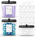 COAZEX 3 Pack Laundry Pods Containers & Dryer Sheet Holder by COAZEX
