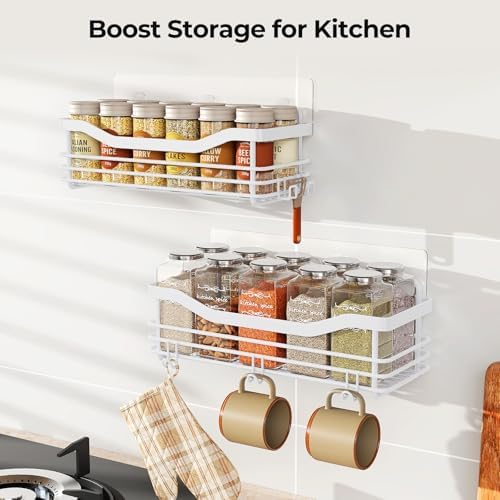 Orimade Shower Caddy Basket Shelf Storage Rack, No Drilling Wall Mounted - Image 7