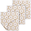 Miss Adola Reversible 3 Pack Microfiber Dish Cloths, Daisy Charm by MissAdola
