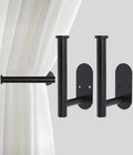 Curtain Tiebacks Hooks Wall Mounted, Curtain Holdbacks Screw-in, Curtain Holders by Hoousuper