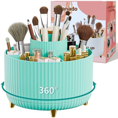 fanado 360° Rotate Makeup Brush Holder Organizer, Makeup Organizers Countertop by Unknown