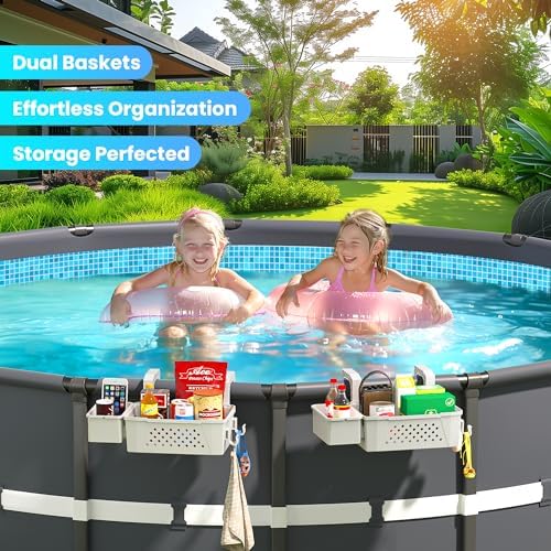 AquaJoyer 2 Sets of Poolside Storage Baskets - Image 4