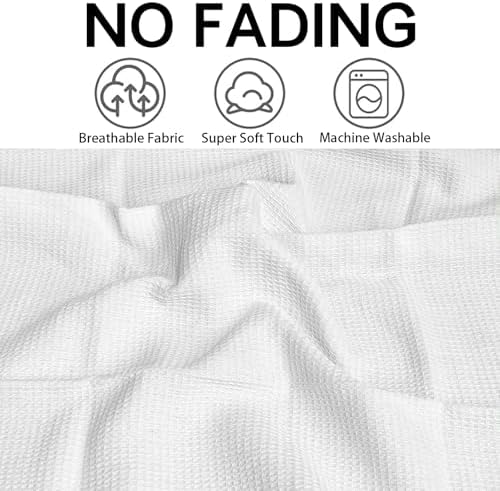 QUILTINA Dish Towels Set, 100% Cotton Waffle Weave Kitchen Towels 6 Pack - Image 3