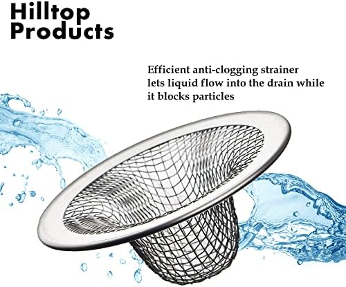 12 Pack 1" Basket Bathroom Mesh Sink Drain Strainer - Image 4