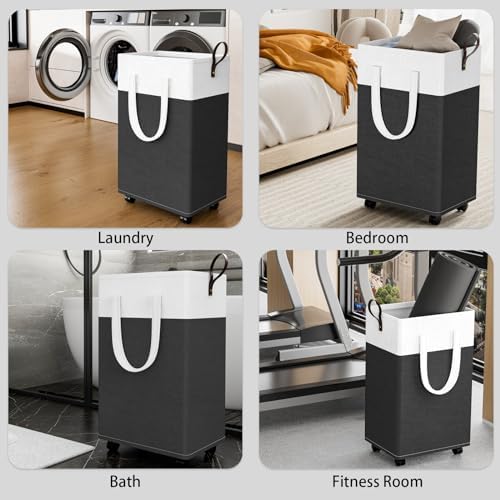 HomeHacks 75L Rolling Laundry Basket - Image 6