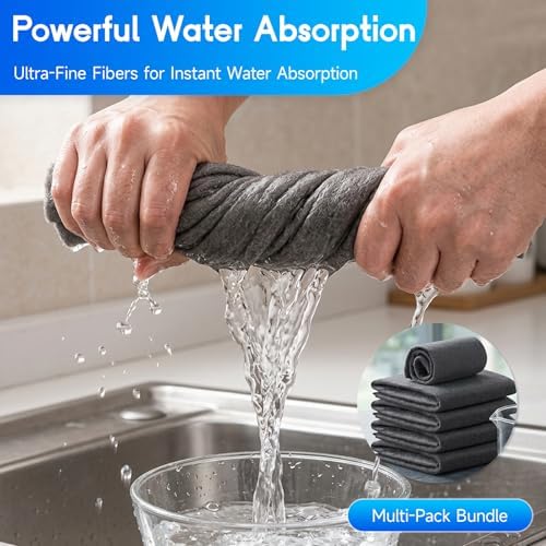 Thickened Magic Cleaning Cloth, Lint Free Streak Free Microfiber Towels - Image 4
