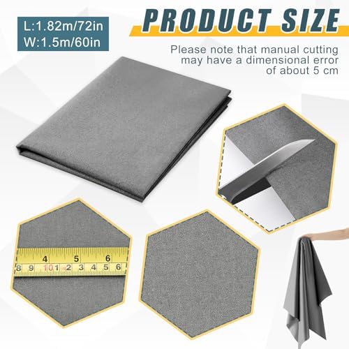 Treela 60 x 2 Yard Scorch Resistant Fabric Insulated Blend Ironing Scorch Cloth - Image 2