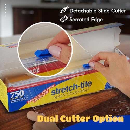 Stretch Tite Plastic Wrap For Food - Image 4