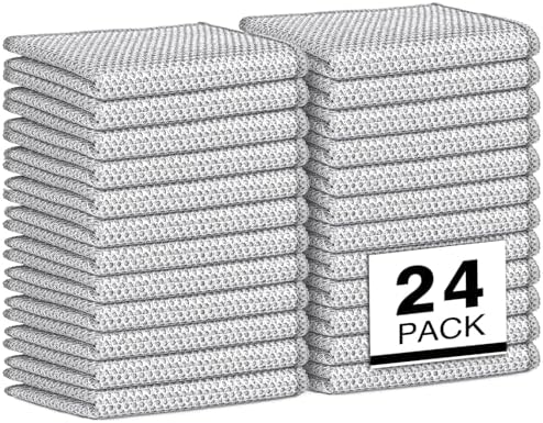 AIDEA Non Scratch Wire Dishcloth 24PK, Dish Cloths by AIDEAHOME