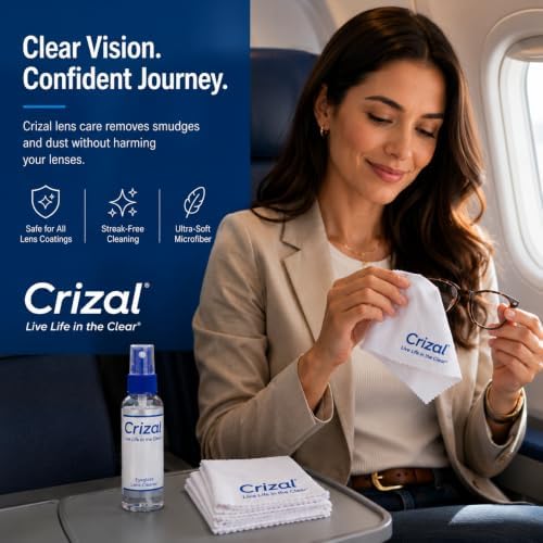 Crizal® Eyeglass Cleaning Cloth | 6 Pack | Premium Microfiber Lens Cloth | - Image 5
