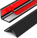 Wall Corner Protector, Walls Edge Protector，Self-Adhesive Wall Corner Guards,PVC Double Side Edge Protector， Furniture Stairs Guard (Black Wood Grain 2PCS 100cm/39.37in)