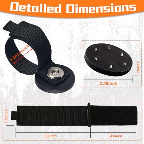 Strong Magnetic Hooks Strap, Heavy Duty Magnets Tool Holder - Image 4