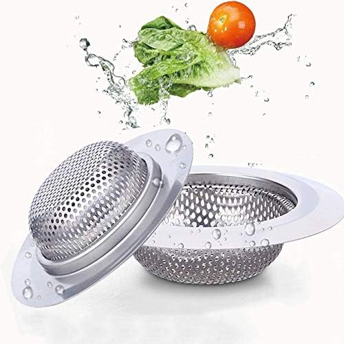 2 Pack 4.5 Inch Stainless Steel Sink Strainer Basket - Image 5