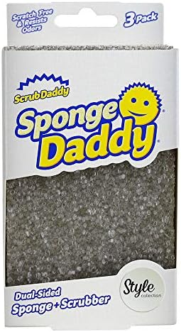 Scrub Daddy Sponge Daddy Style, Dual Sided Sponge Scrubber, Dish Sponges by ScrubDaddy