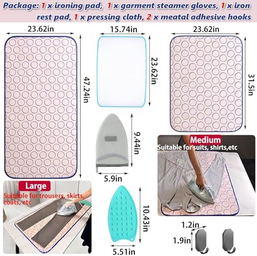 Portable Ironing Mat for Table Top Ironing Pad for Countertop Thick Ironing - Image 5