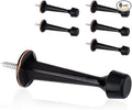 6 Pack Solid Rigid Door Stops by KOVOSCH