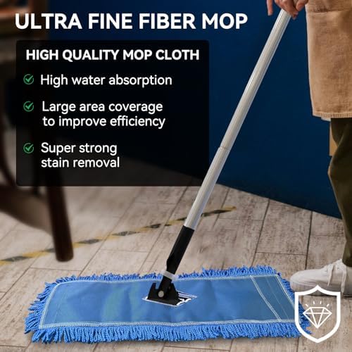 Commercial 24 Inch Dust Mop Head: Replacement Sweeper and Janitorial Industrial - Image 2