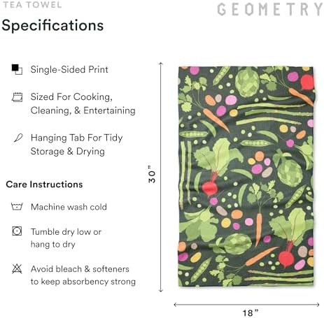 GEOMETRY Kitchen Tea Towels - Image 6
