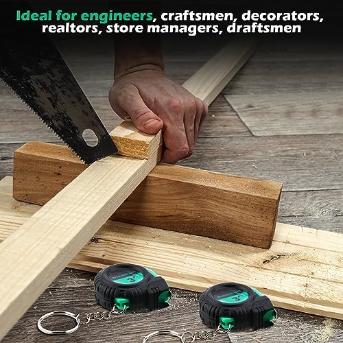 Kanayu Mini Tape Measure Keychains 3 ft Small Retractable Measuring Tape Bulk - Image 5