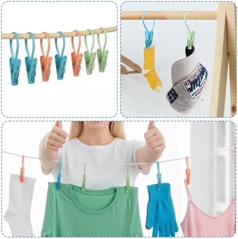 24 Pack Plastic Clothes Pins - Image 7
