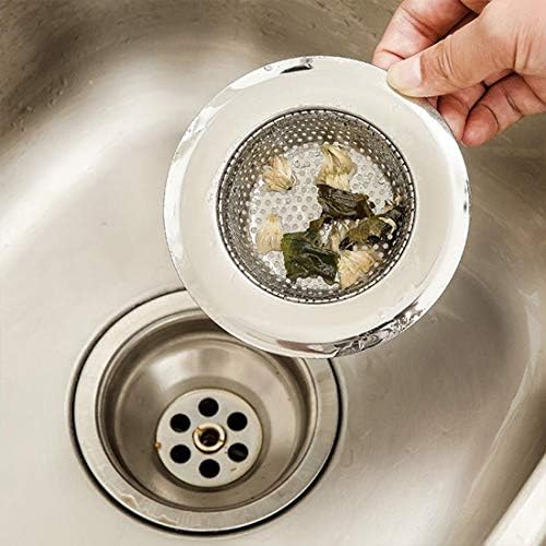 CORNERJOY 4.5 Inch Diameter Rim Heavy Duty Stainless Steel Kitchen Sink Basket - Image 5