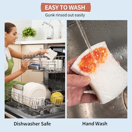 Natural Dish Sponge 48 Pack, Non-Scratch Scrub Sponge, Eco Multipurpose Kitchen - Image 6