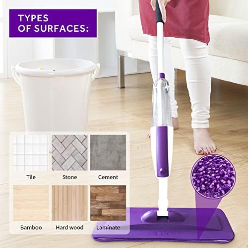 16.5" Microfiber Mop Pads Refills, 3 Pack Reusable Replacement Heads​​ - Image 5