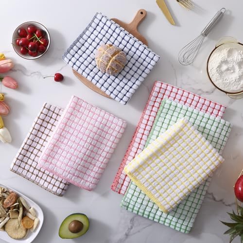 Mordimy Cotton 12 Pack Terry Kitchen Towels, 16 x 25 Inches - Image 2