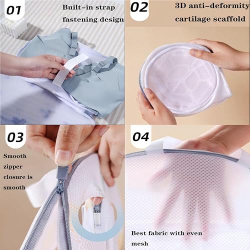2Pcs Bra Mesh Laundry Bags for Delicates - Image 4