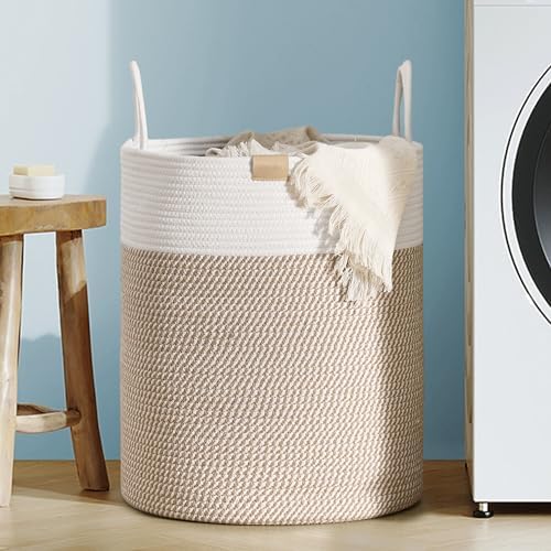 Nunsino Laundry Hamper 62L, Large Laundry Basket by Nunsino