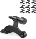 10 Pack Hinge Pin Door Stopper Black by KOVOSCH