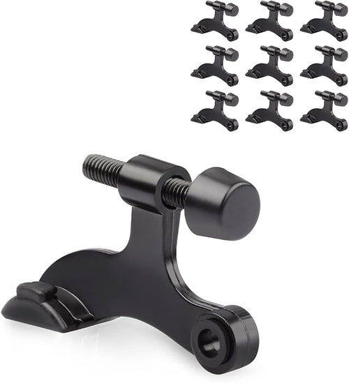10 Pack Hinge Pin Door Stopper Black by KOVOSCH