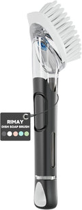 RIMAY Soap Dispensing Dish Brush Dish Scrubber by RIMAY
