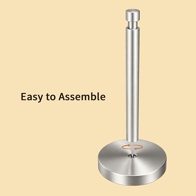 YUMORE 3.9lbs Heavy Duty Paper Towel Holder Countertop Weighted Base - Image 7