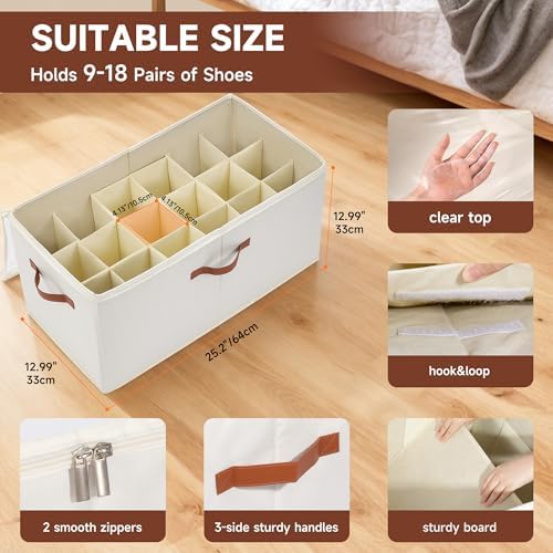 2-Pack Extra Large Shoe Organizer - Image 2