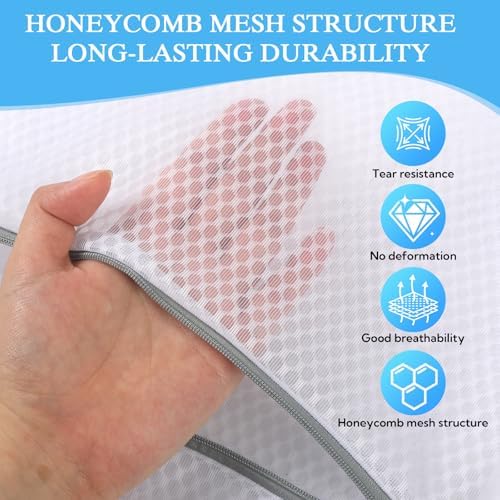 18 Pack Durable Mesh Laundry Bags - Image 3