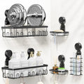 JOTPE Shower Caddy 5 Pack, No-Drill Suction Shower Organizer by SHOWERORGANIZERANDSTORAGE