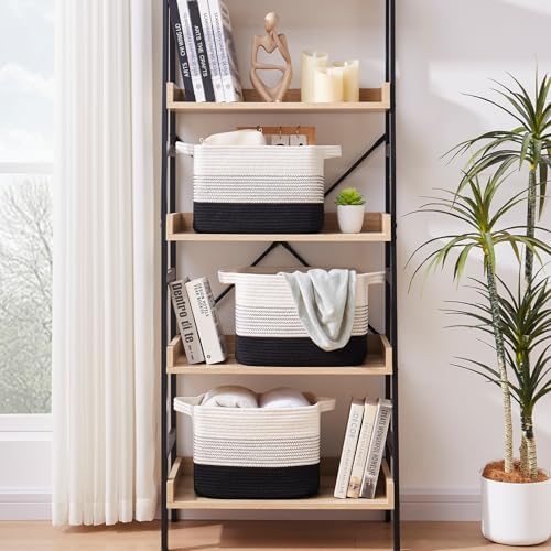 OIAHOMY Cotton Rope Storage Baskets - Image 2