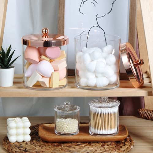 SheeChung 2 Pack Plastic Apothecary Jars - Image 6